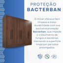 Ver imagem 6 de Guarda-Roupa Casal 6 Portas e 2 Gavetas Safira Marrom/Castanho