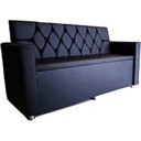 Ver imagem 1 de Poltrona Sofá Booth com Braços 1,50 Cm Acomodar Sku_69