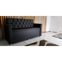 Ver imagem 2 de Poltrona Sofá Booth com Braços 1,50 Cm Acomodar Sku_69