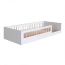Ver imagem 3 de Cama Montessoriana Solteiro Affetto Aveiro Branco - Completa Móveis