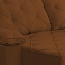 Ver imagem 5 de Sofá Retrátil e Reclinável 2,20m Clara | Conforto Premium e Design Elegante Terracota