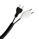 Ver imagem 3 de Organizador Fios Cabos 10mm Espiral Flexível 25 Metros Preto