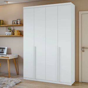 Guarda-roupa Solteiro 4 Portas 2 Gavetas Alonzo 100% MDF