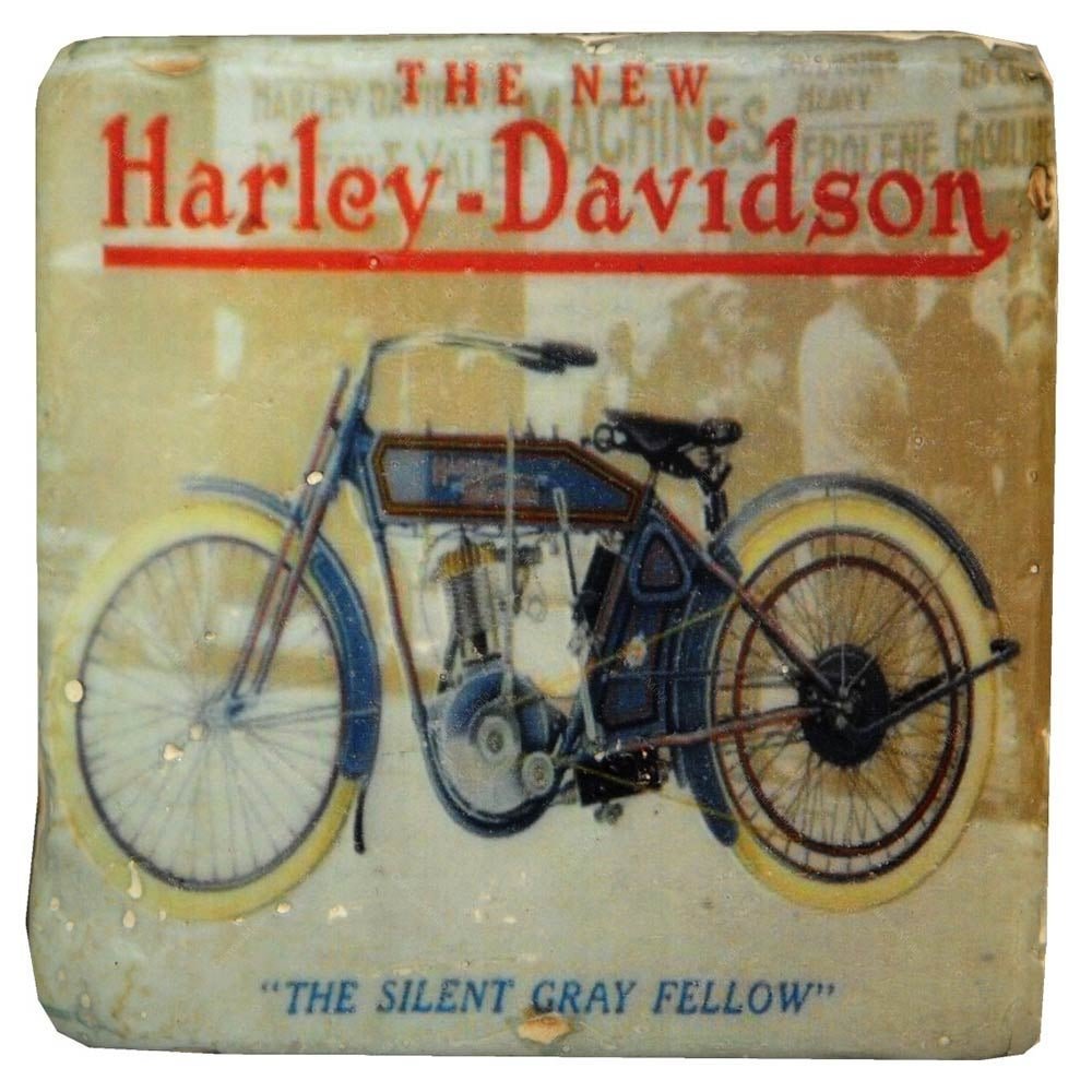 Porta Copos em Resina Harley Davidson Oldway - 9,5 cm - 1