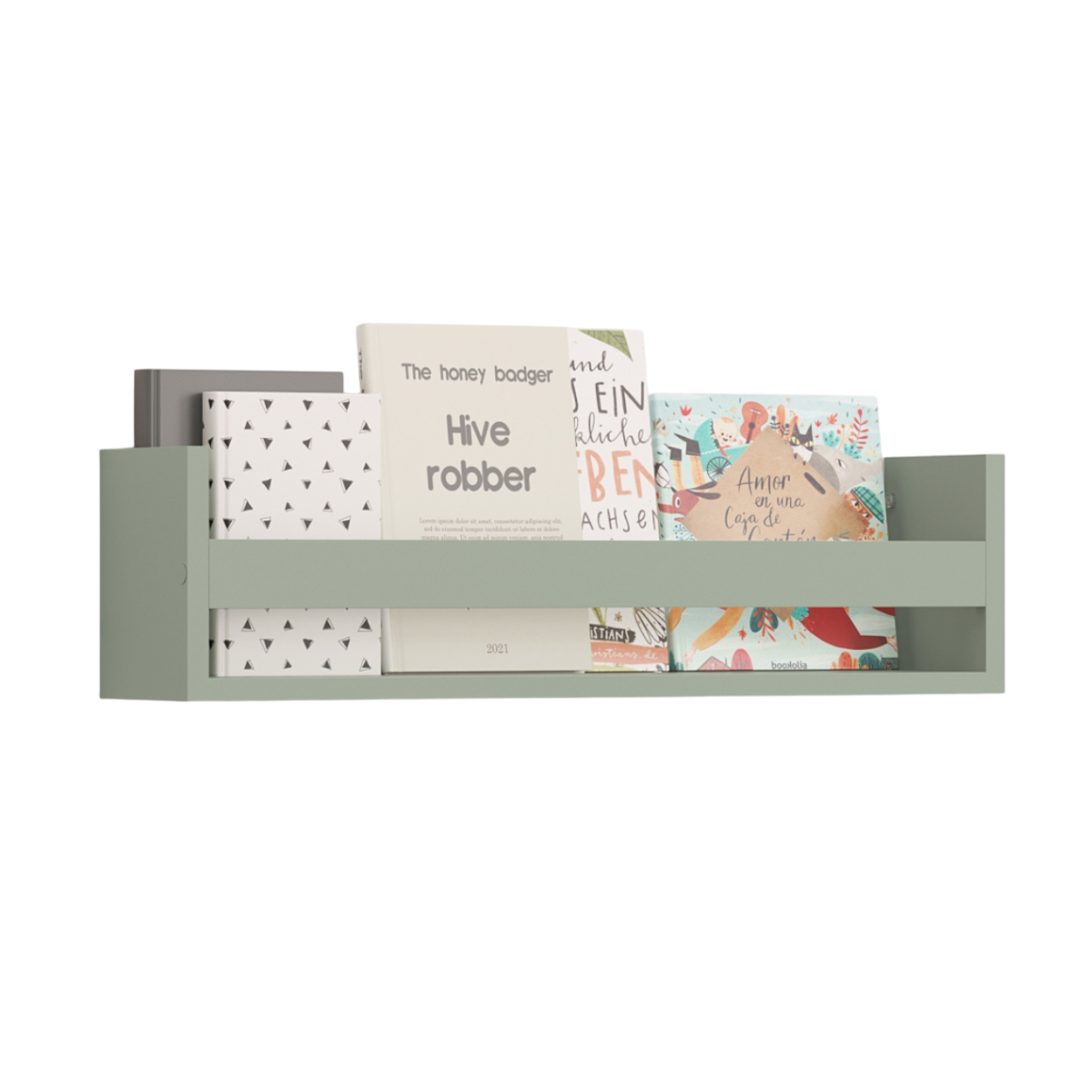 Prateleira para Livros Infantil em Mdf Plancasa:verde Jade - 4