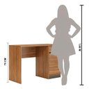 Ver imagem 5 de Escrivaninha 1 Porta 1 Gaveta Office Bélgica - Amendola/grafito