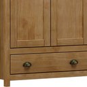 Ver imagem 7 de Guarda Roupa Casal 4 Portas 2 Gavetas Madeira Maciça Mazzaro F06 Freijó - Lyam Decor