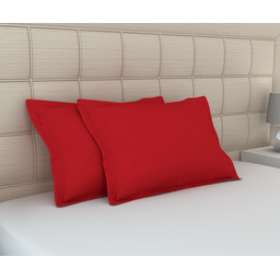Fronha Matelassê Zono Enxovais Vermelho - 1