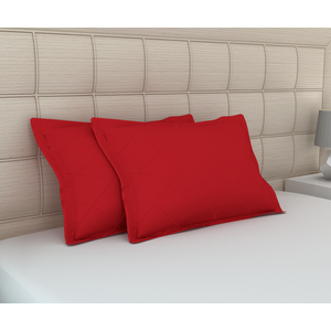 Fronha Matelassê Zono Enxovais Vermelho