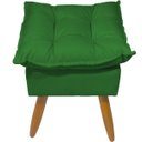 Ver imagem 4 de Kit 2 Puff Decorativo Quadrado para Sala Quarto Penteadeira Recepção Alice Pé Palito Castanho Suede