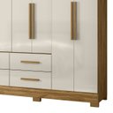 Ver imagem 6 de Guarda Roupa Casal 237cm 8 Portas Archi Freijó/off Z17 - Mpozenato