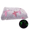 Manta Cobertor Mantinha Brilha No Escuro Florescente Infantil - 1