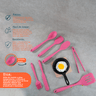 KIT CHEF VARIADO C/ PEGADOR DE SILICONE 7 PEÇAS OIKOS - 3