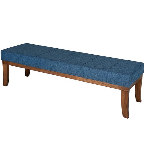 Puff em Linho 100x40cm Requadro Lucia