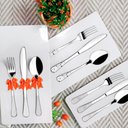 Ver imagem 6 de Garfo de Sobremesa Elite Geométrico 6 Peças Moda do Chef