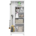 Ver imagem 4 de Armário Multiuso Jade 2 Portas Branco Moval