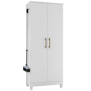 Armário Multiuso Jade 2 Portas Branco Moval