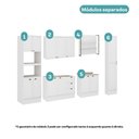 Ver imagem 2 de Cozinha Milla Julie 13 Portas 3 Gavetas MDF 310cm Branco Móveis Carraro