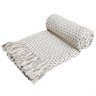 Manta Decorativa para Sala Sofá Poltrona Grande 1.40 X 2.10 Algodão Natural Enfeite Decoração Quarto - 5