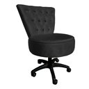 Ver imagem 2 de Poltrona Decorativa Royal Capitone Base Giratória Slk Decor Preto
