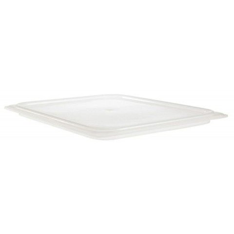 Tampa 1/4 Em Polipropileno Translucida VEDANTE Para Cubas Gastronômicas GN 1/4 Em Poli Original CAMB