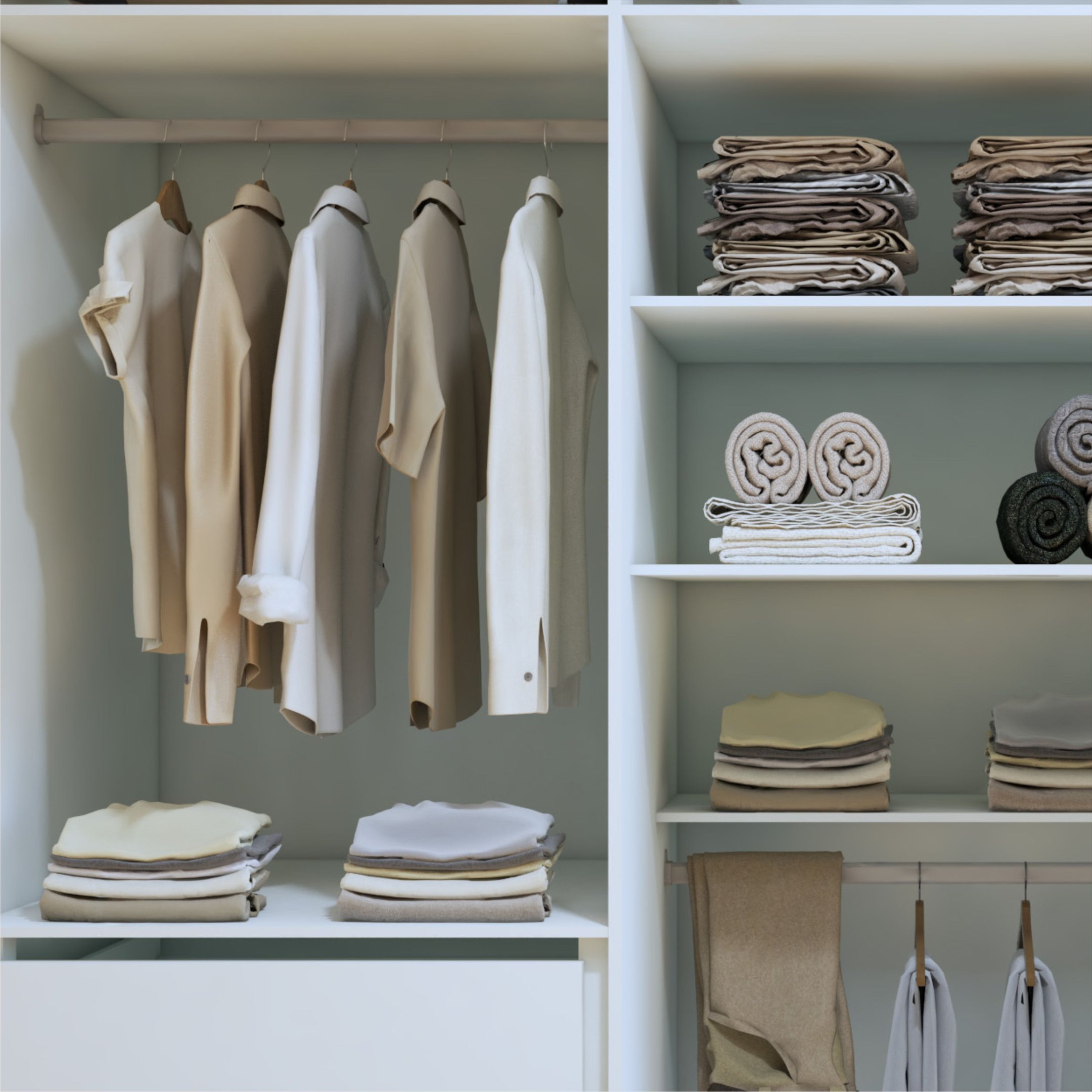 Guarda-Roupa Casal 6 Portas 4 Gavetas Alonzo 100% MDF - 11