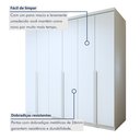 Ver mais imagens de Guarda-Roupa Casal 6 Portas 4 Gavetas Alonzo 100% MDF