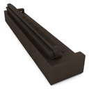 Ver imagem 7 de Sofá Retrátil 6 Lugares 364cm 4 Módulos Nero com USB Couro Marrom G52 - Gran Belo