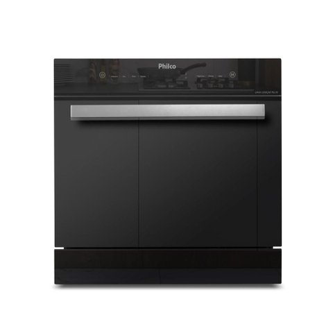 Lava-Louças Philco 10 Serviços 4 Ciclos Painel Digital Inox PLL10 220V Preto