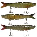 Ver imagem 1 de Isca Artificial 3 Peixes Articulada Pesca Pescaria Robalo Lambari Tainha Traira Tucunare Mar Rio Açu
