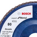 Ver imagem 3 de Disco Flap Expert para Metal 115mm Grão 80 - 2608619022000 - Bosch