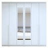Guarda-Roupa Casal com Espelho 6 Portas 4 Gavetas Alonzo 100% MDF - 16