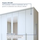 Ver imagem 2 de Guarda-Roupa Casal com Espelho 6 Portas 4 Gavetas Alonzo 100% MDF