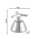 Ver imagem 3 de Acabamento para Banherio C15 1/2", 3/4" e 1" Meber Metais Cromado