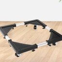 Ver imagem 7 de Suporte com Rodinhas Ajustavel para Geladeira Maquina de Lavar Fogao Eletromestico Base Antiderrapan