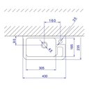 Ver imagem 3 de Lavatório Suspenso Izy 37 Branco Gelo L.100.17 Deca 43x23,5cm