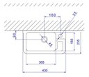 Ver imagem 3 de Lavatório Suspenso Izy 37 Branco Gelo L.100.17 Deca 43x23,5cm