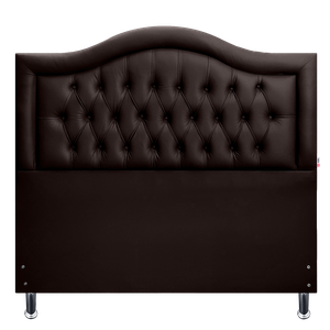 Cabeceira Queen 160 Cama Box Sophia Provençal Marrom Corano com Pés Rbl
