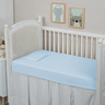 Lençol Americano 300 Fios 01 Peça 100% Algodão com Elástico Avulso de Berço Bebê:azul Piscina - 1