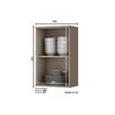 Ver imagem 3 de Armário Aéreo p/ Cozinha Connect c/ 1 Porta 40cm Off White - Henn