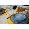 Prato de Sobremesa Ocean Melamina Kenya Azul - 3