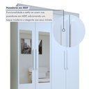 Ver imagem 7 de Guarda-Roupa Solteiro com Espelho 4 Portas 2 Gavetas Zeus
