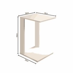 Mesinha De Apoio Lateral Sofá Apoie Notebook Livros Comidas - 6
