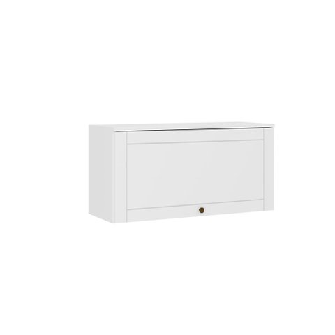 Armário Aéreo com 1 Porta Basculante para Cozinha 80 Cm Cor:branco