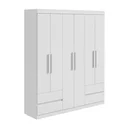 Ver imagem 3 de Guarda-Roupa Casal 6 Portas 4 Gavetas Argus