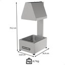 Ver imagem 3 de Conservador de Fritura Elétrico Metalcubas 1 Cuba em Inox 220v Mcf01cp