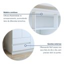 Ver mais imagens de Guarda-Roupa Casal com Espelho 6 Portas 4 Gavetas Argus