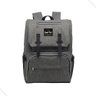 Bolsa Maternidade Mochila Feminina Bebê Impermeável:cinza - 1