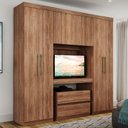 Ver imagem 1 de Guarda Roupa Casal 6 Portas 2 Gavetas Porto Carraro Freijó