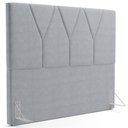 Ver imagem 2 de Cabeceira Cama Box Casal 140 cm Aurora W01 Suede Cinza - Lyam Decor